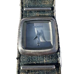 Nixon real diamond denim watch ladies